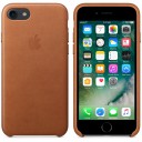 Чехол кожаный для iPhone 7 Leather Case - Saddel Brown